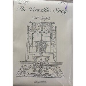 M'Fay Pattern Versailles Swag 9271 Curtain Drapes Professional Drapery 24" Depth
